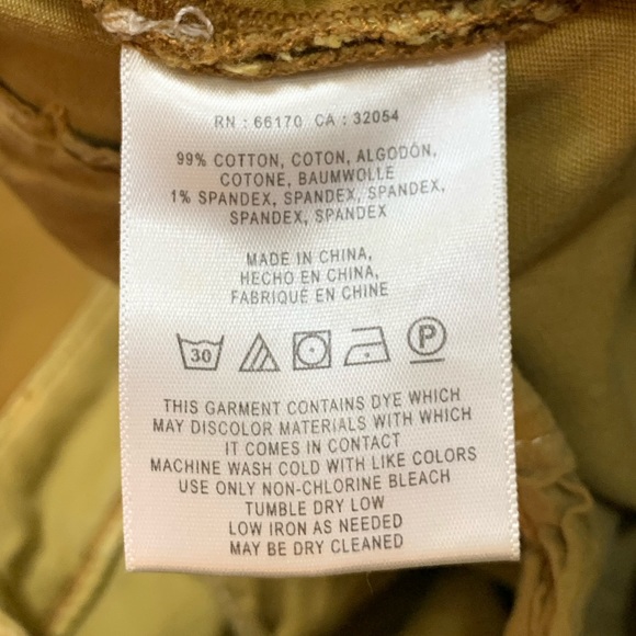 Anthropologie Pilcro & The Letterpress The Stet Mustard Pants - Picture 8 of 13